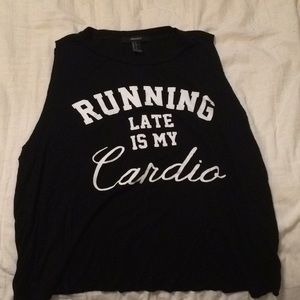 Black tank top/muscle shirt